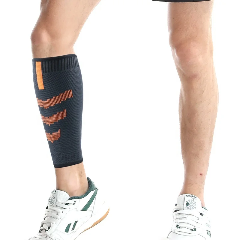 2PCS Calf Compression Sleeves Soccer Football Shin Gaurds Calf Support  Sleeves Legs Pain Relief for Men Women Running Fitness