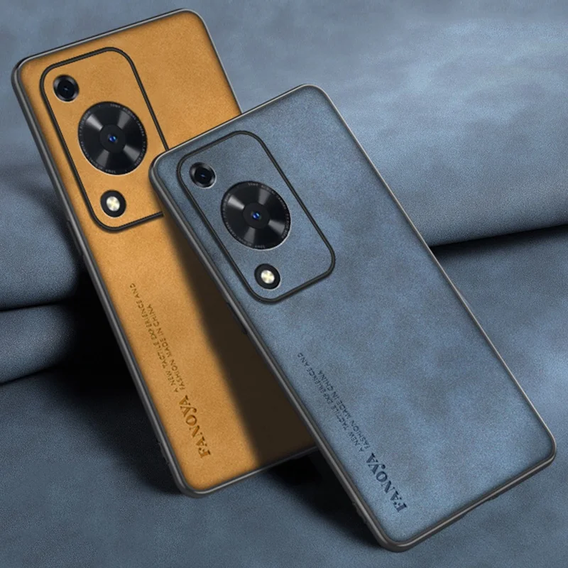 Luxury PU Leather Shockproof Phone Case - Business Matte Full Protection Silicone Cover