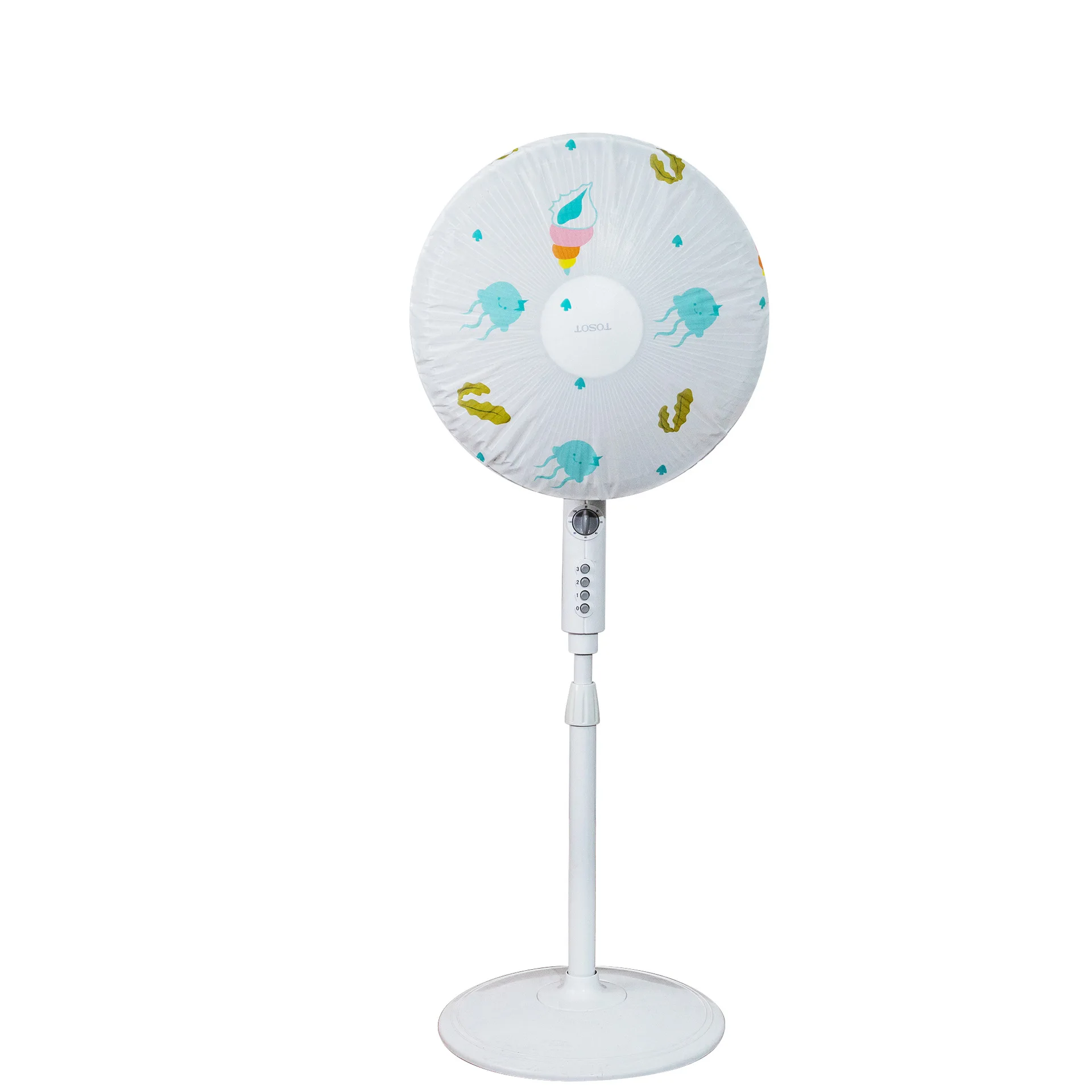 Fan Dust Cover PEVA Semi-Complete Household Floor Fan Cover Protective Waterproof Washable Stereo