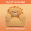 Children Lion Cozee Buddy Chair, Orange 5