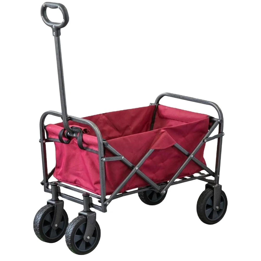 

Camping Trolley Folding Outdoor Garden Park Kids Wagon Portable Beach Trolley Carts Camping