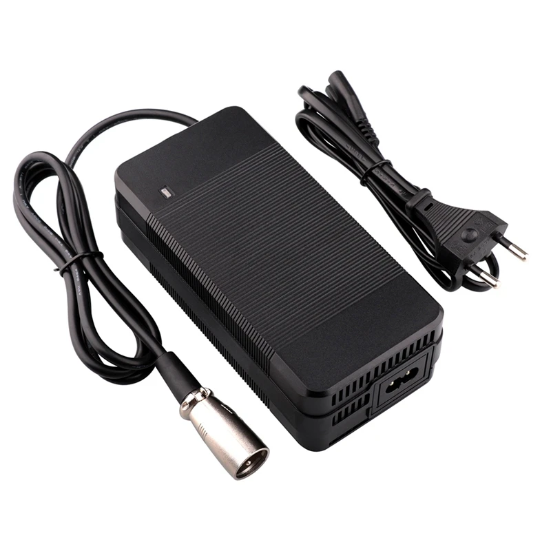 10S 36V 리튬 이온 배터리 팩 충전기용 42V 3A 리튬 배터리 충전기 옵션 커넥터 DC/XLR/RCA/GX16/IEC/XT60/XT90 플러그