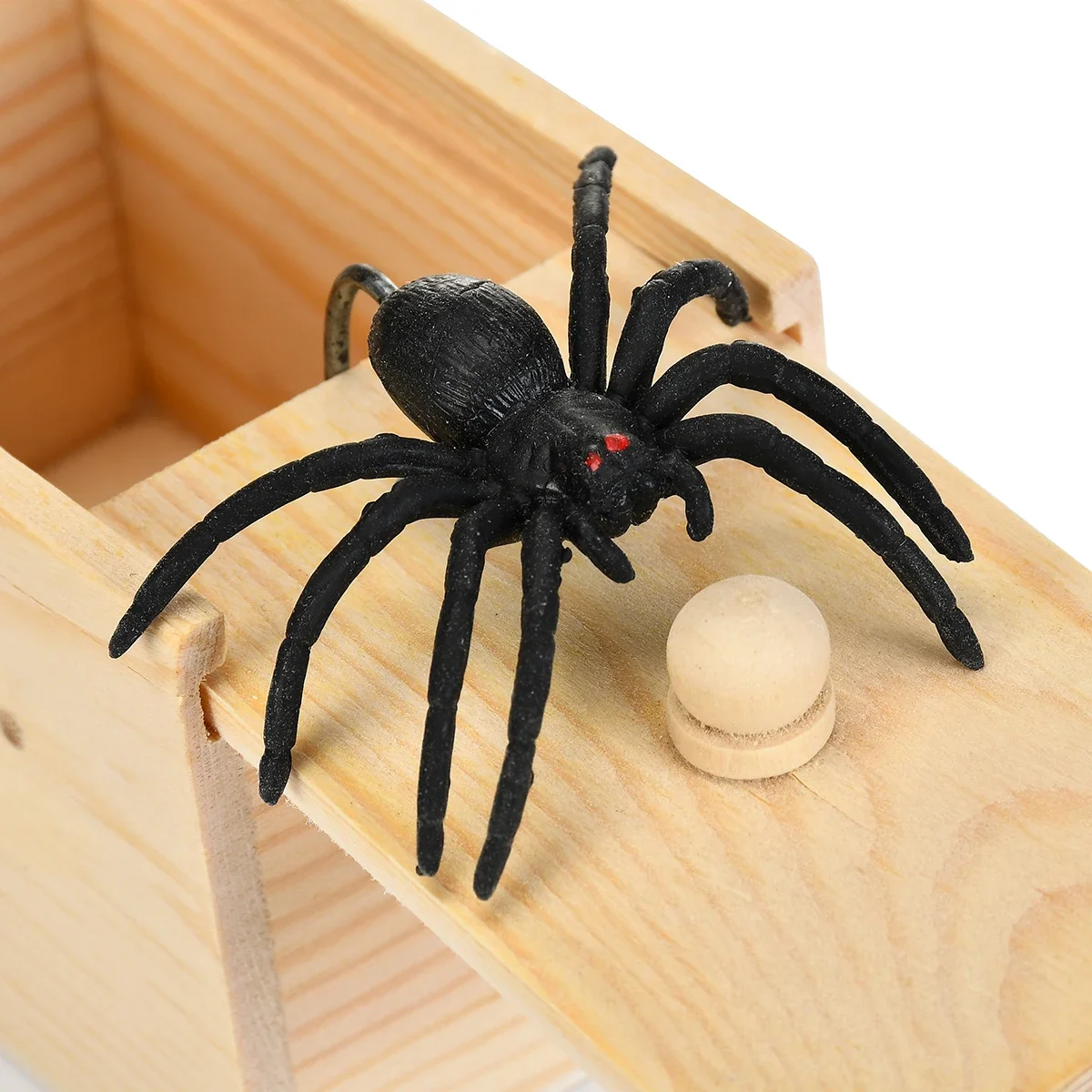 Funny Scare Wooden Box Prank toys Hidden In Interesting Trick Joke Props For Surprising