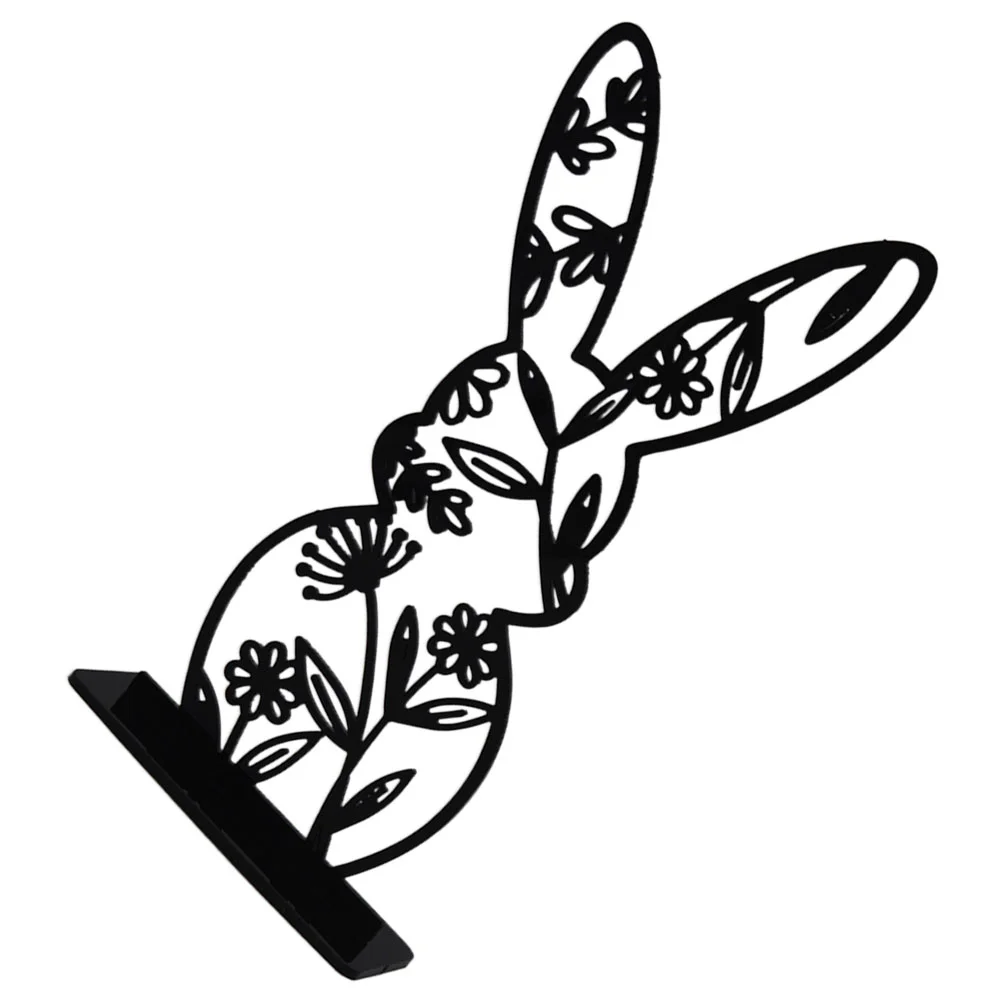 

Easter Table Setting Bedroom Decor Party Decoration Acrylic Rabbit Bunnies Sign