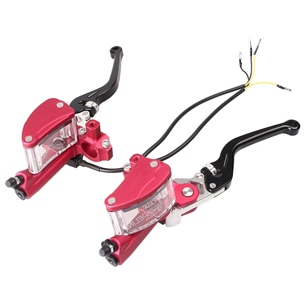 

Universal 7/8" Motorcycle Left+ Right Master Cylinder Brake Clutch Lever 2Pcs
