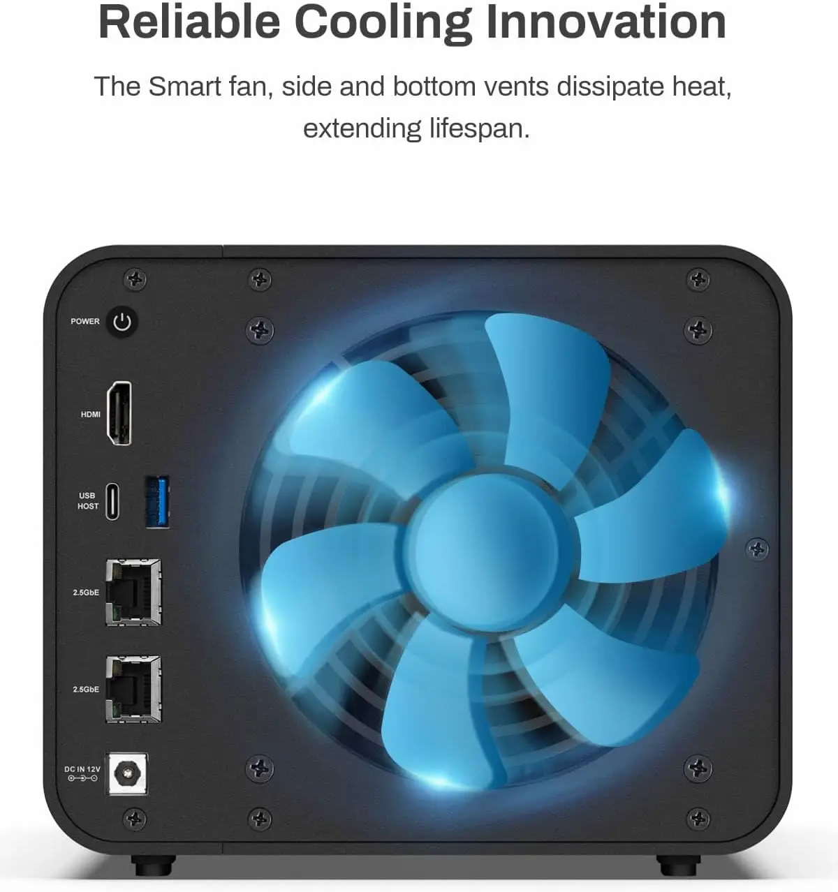 TERRAMASTER F4-424 NAS 스토리지 4베이 - N95 쿼드 코어 CPU, 8GB DDR5 RAM, 2.5GbE 포트 x 2, 네트워크 연결 스토리지 (디스크 미포함)