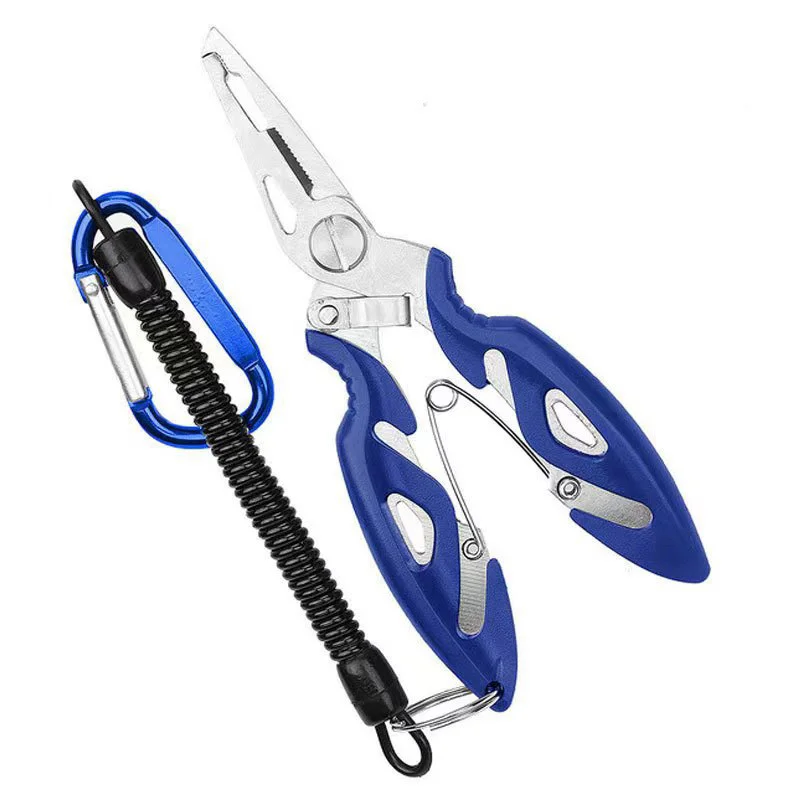 1PC Multifunction Fishing Tools Accessories for Goods Winter Tackle Pliers Vise Knitting Flies Scissors Braid Set Fish Tongs