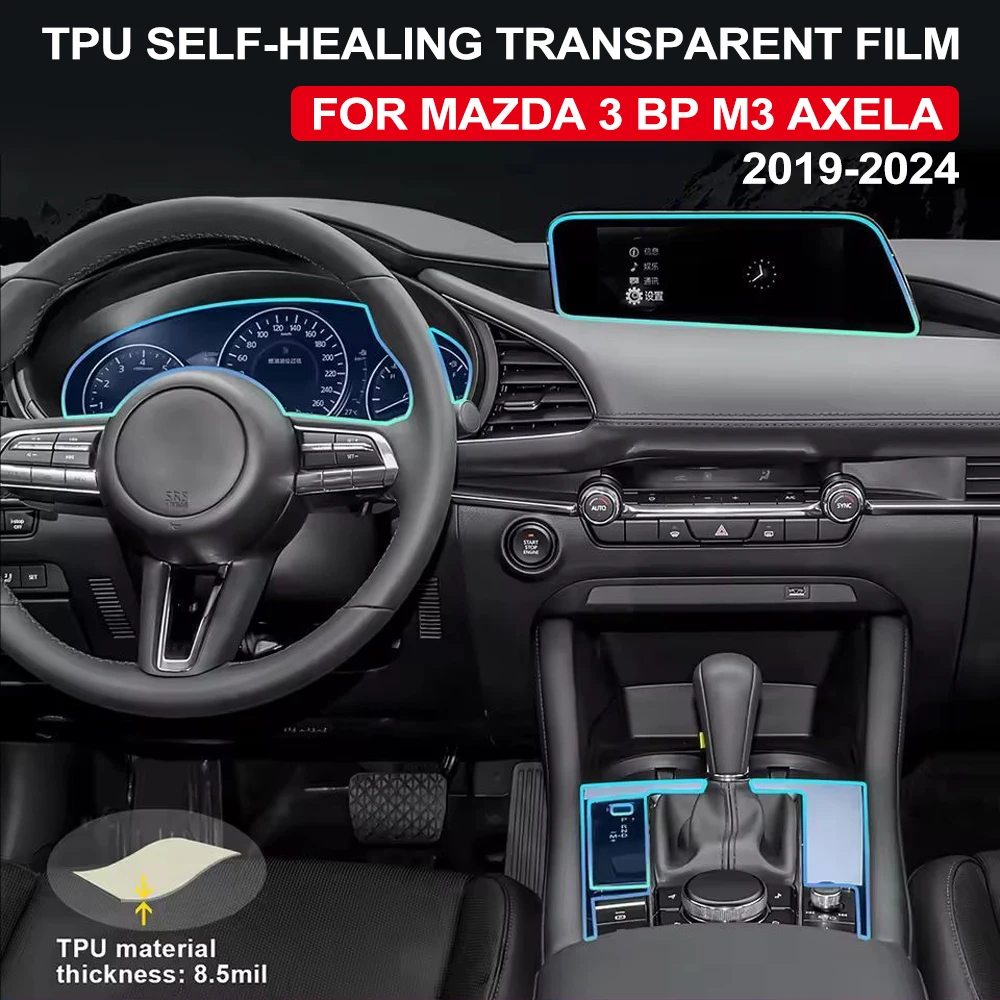Auto Innen TPU Schutz Film Für Mazda 3 BP M3 Axela Vorgeschnittene film Transparente Abdeckung