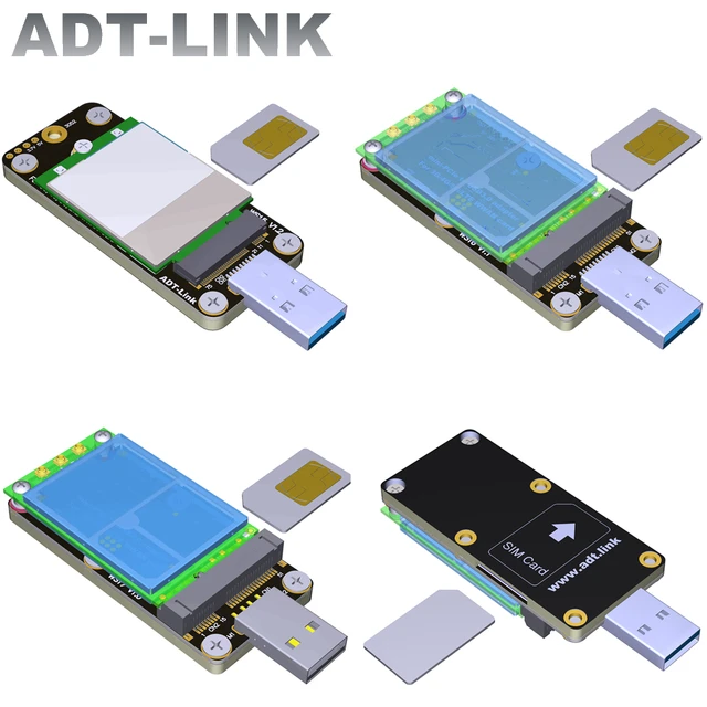 NGFF To USB 3.0 Adapter, PCB Material M.2 To USB Adapter Support SIM Card  Slot For PC For Laptop