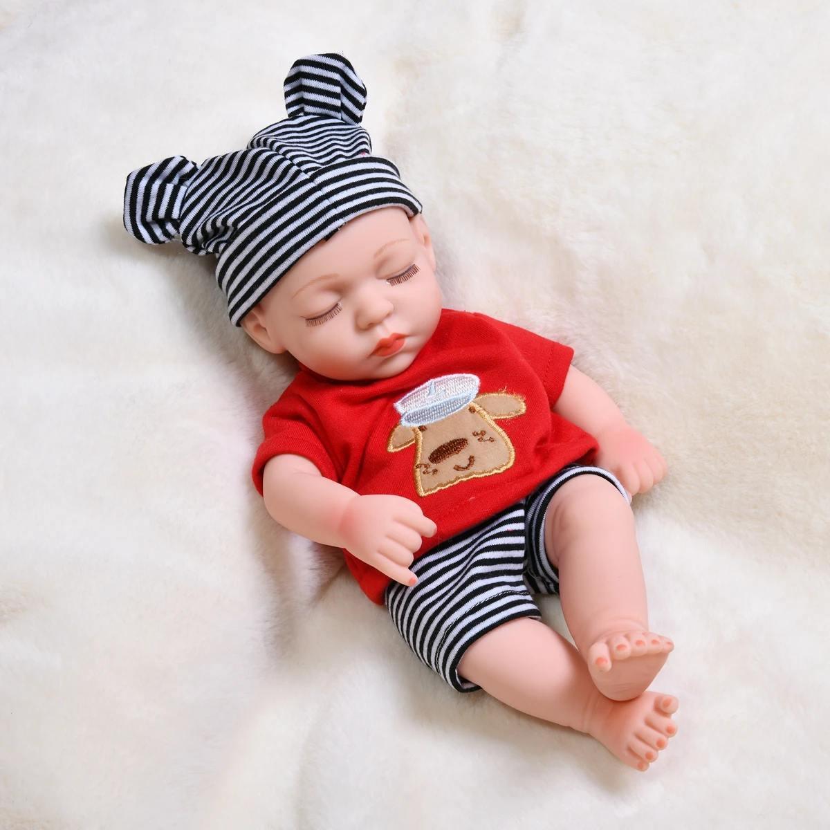 Puppe Kleidung für 30 cm Reborn Puppe Pullover Overall Baby Puppe Kleidung Zubehör Anzüge Fit Für 11,81 Zoll Kleidung Zubehör – Detail 5