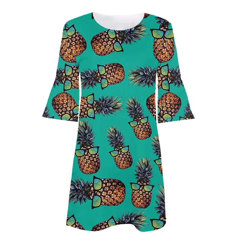 

Ladies Classic Fashion 3D Print Skull Dress Casual Kawaii Floral Female Y2K Frocks Wholesale Vintage Clothe Harajuku Punk Skirts