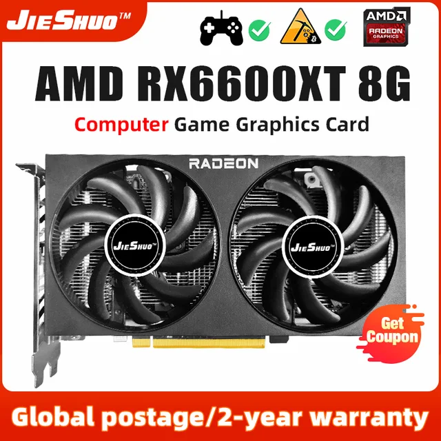 Sapphire Pulse Amd Radeon Rx 6600 8gb Gddr6  Sapphire Radeon Rx 6600 Xt  Nitro Test - Graphics Cards - Aliexpress