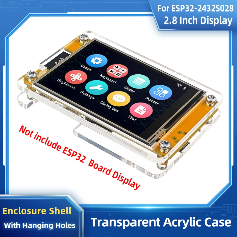 Caso-acr-lico-para-placa-de-desenvolvimento-ESP32-2-8-Smart-Display ...