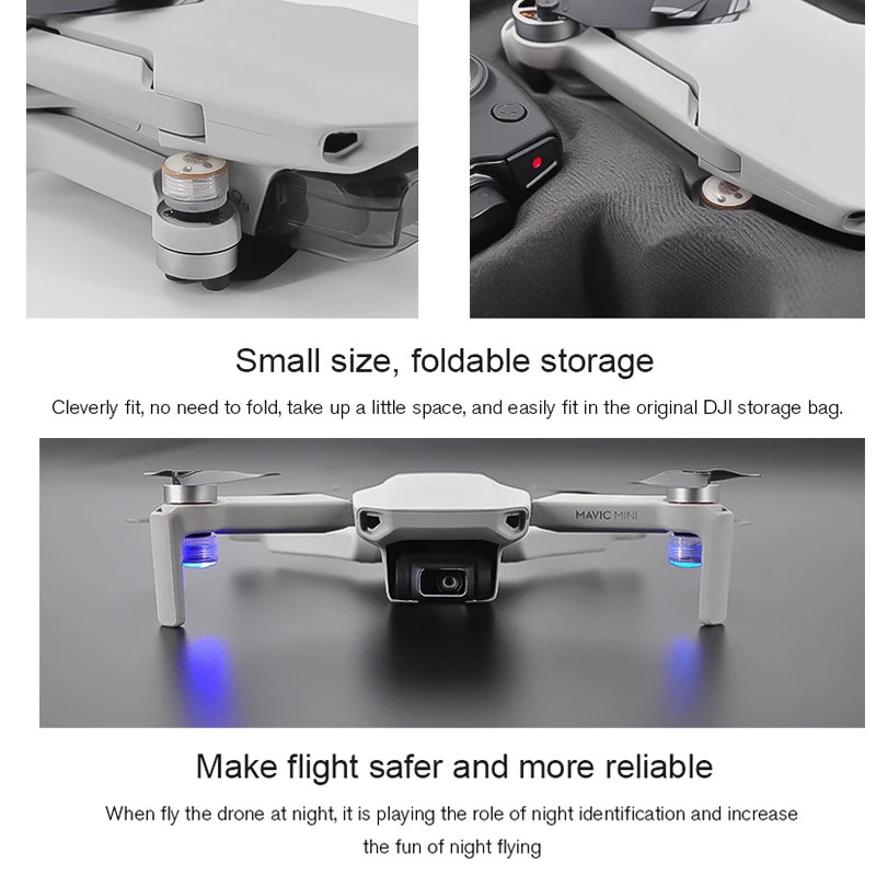 Night Light Flashing Direction Indicator 2pcs For Dji Mavic Mini etc