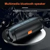 Bluetooth Speaker Dual Speaker Stereo Outdoor Tfusb Playback Fm Voice Broadcasting Portable Subwoofer 5.0 Wireless Speaker 1