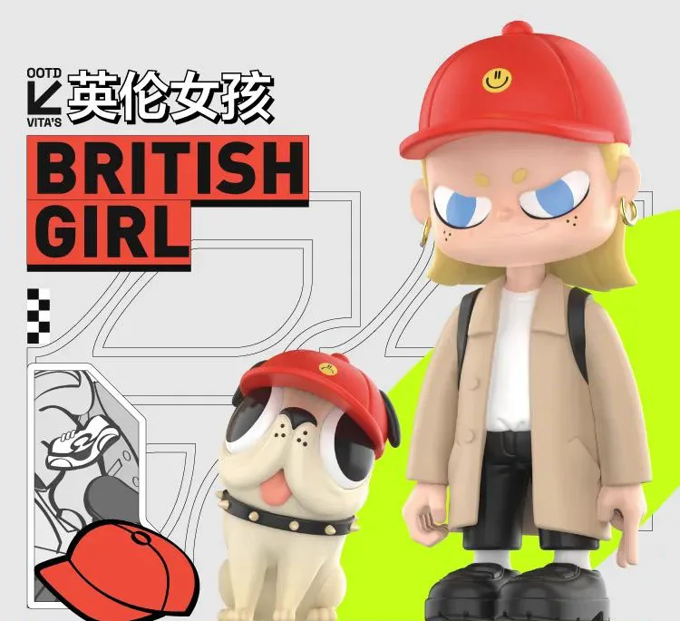thumbnail image 1 of Popmart Vita Everyday Wear Series Blind Box Guess Bag Mystery Box Toys Doll Cute Anime Figure Desktop Ornaments Gift Collection, 1 of 5