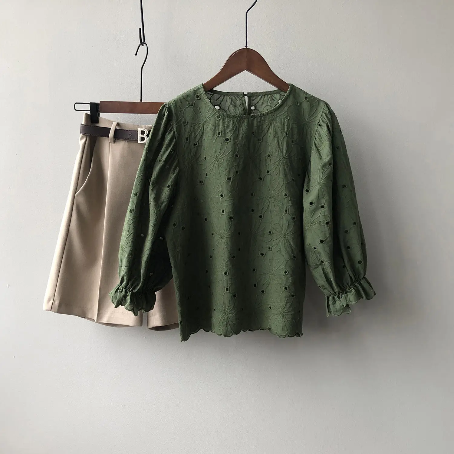 Womens 3/4 Length Sleeve Long Lightweight Summer Tops Spring