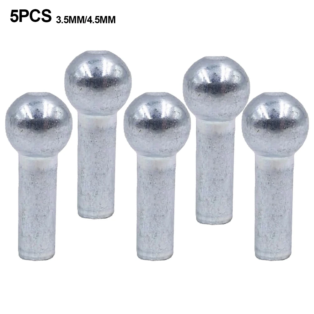 5pcs Gym Pulley Machine Stopper Cable Ball Terminals Wire Port Joint Parts For Diameter 5mm 6mm Cables Fitness Equipment