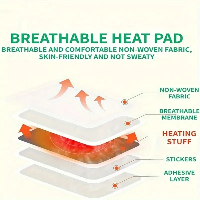 Ski Warm Stickers Warm Baby Stickers Long Lasting Disposable Heating Pack Body Warmer Patch Self-heating Palace Warming Patches