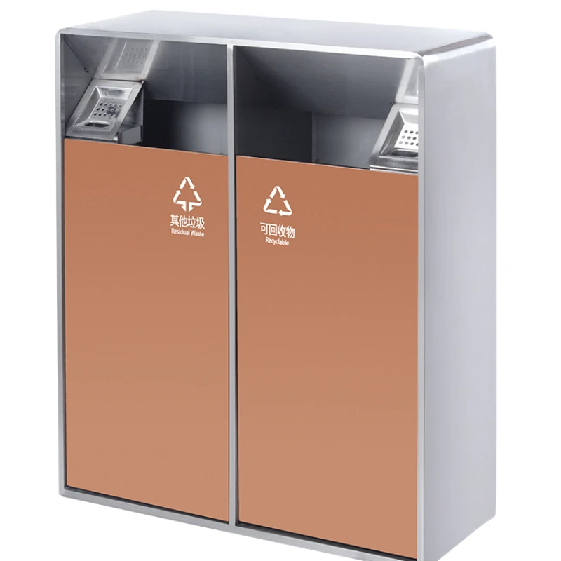 

TLL Stainless Steel Ash Tray Integrated Lobby Elevator Entrance Garbage Bin