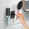 5/1PCS Wall Mounted Comb Holder Bathroom Wall Organizer Storage Holder household Hair Brush Storage Bracket Hair Dryer Rack 1