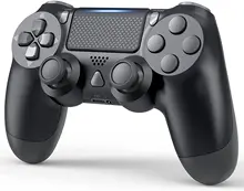 YCCTEAM – manette de jeu sans fil, Compatible avec Console PS 4/ Slim/Pro (noir de jais)