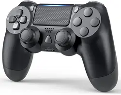 YCCTEAM Wireless Game Controller Compatible with PS-4/ Slim/Pro Console (Jet Black) YCCTEAM Wireless Game Controller Compatible with PS-4/ Slim/Pro Console (Jet Black)
