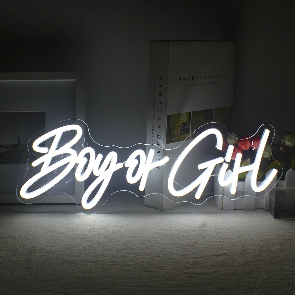 HADFEW Enseigne Néon Personnalisée Avec Nom The Fmaily Pour Mariage, Décoration Murale De Fête D'anniversaire (50,8 à 127 Cm