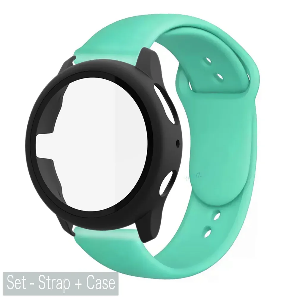 Protective Glass Film Case & Strap Set with Bracelet Accessories
