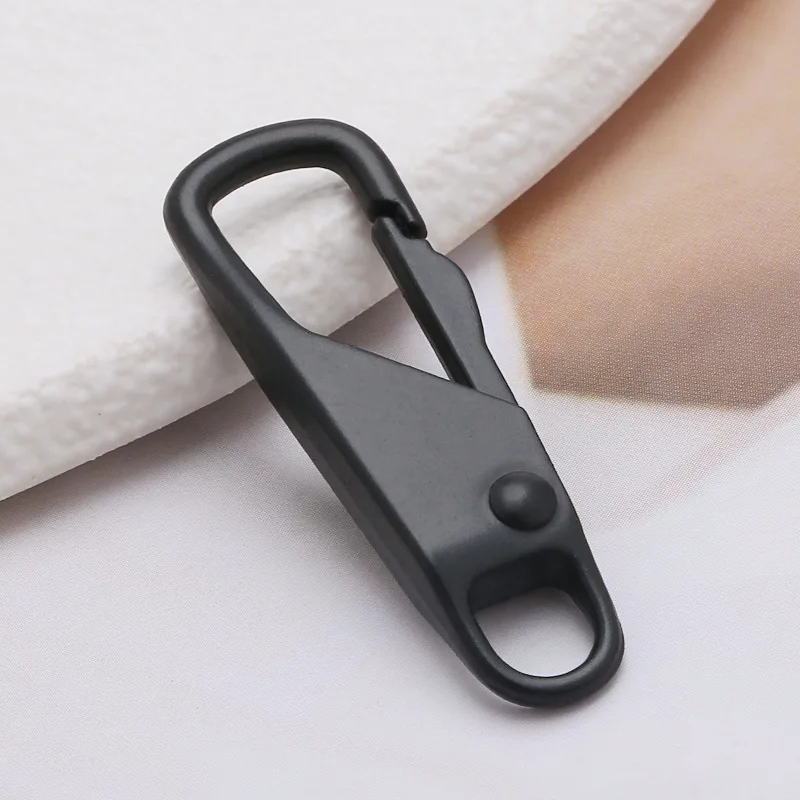 1Pcs Vintage Detachable Metal Zipper Slider Puller Handbags Cloth Repair Accessories DIY Apparel Sewing Tent Pendant Cord Zipper