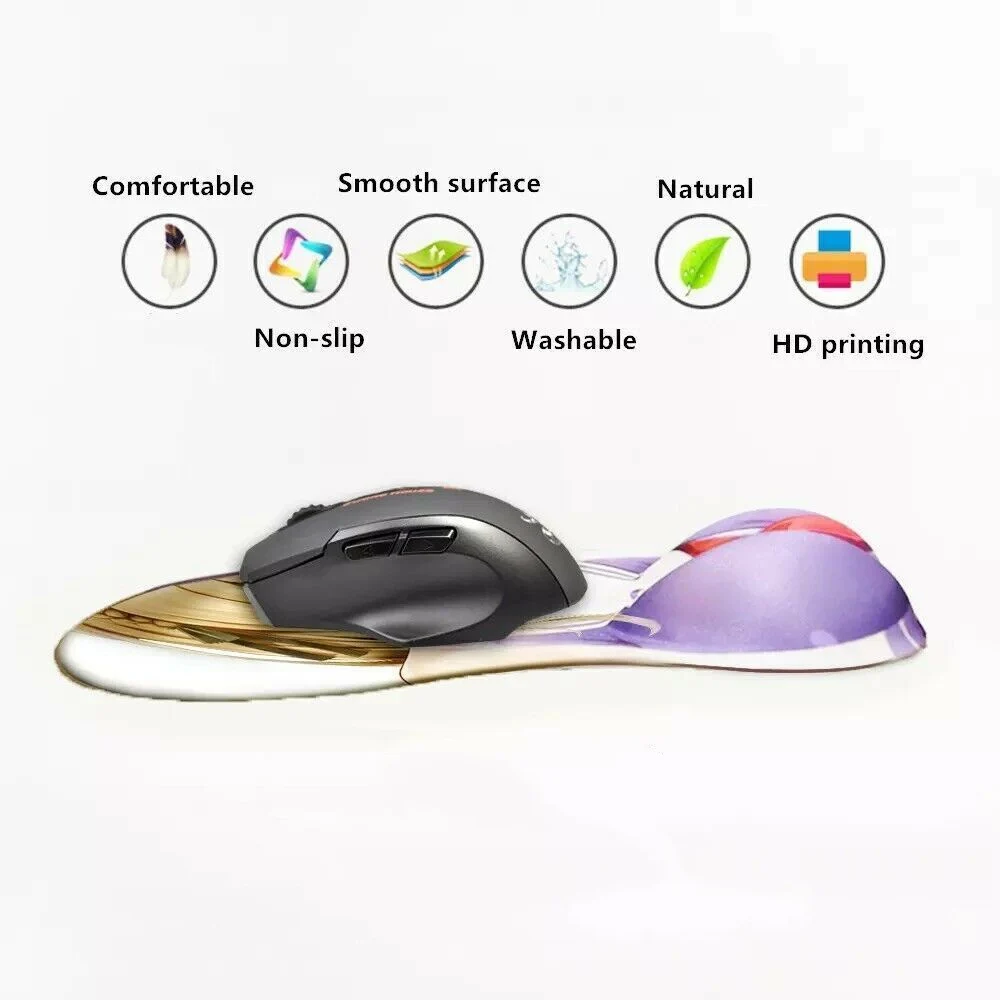 NEW 3D Mouse Pad Hestia Oppai Mousepad Anime Manga Breast Gaming Wrist Rest Multi Design Mouse Mat