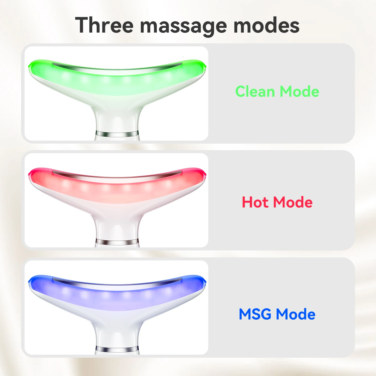 3 in 1 EMS Neck Face Beauty Device with Thermal Neck Lifting Vibration LED Facial Massager Double Chin Remover Skin Care Tool 3