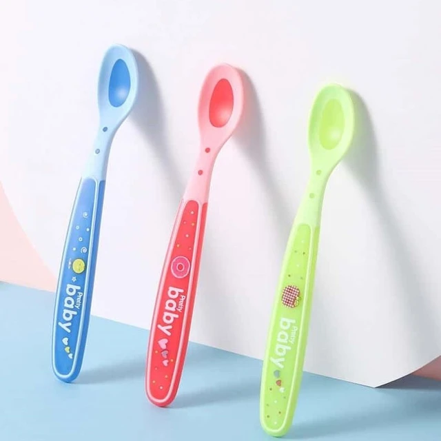 Toddler Feeding Spoon Baby Spoon Temperature Sensitive