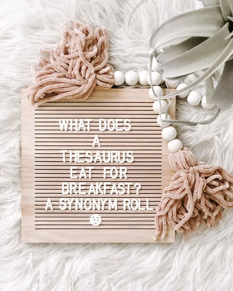 Cork board 10x10inch Wall Decor Felt Letterboard Oak Wood Message Board 460 Letters Drawstring Bag Felt Letter Board Home Decor