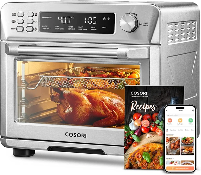 COSORI Toaster Oven Air Fryer Combo, 12-in-1, 26QT Convection Oven