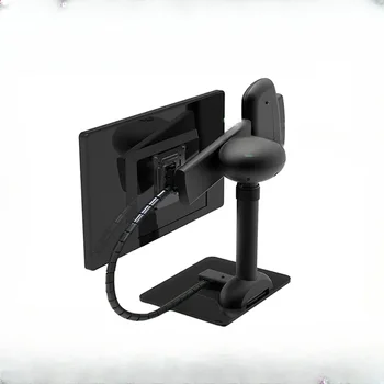 컴퓨터 모니터 암, 로봇 암, 데스크톱 브래킷, 32 인치, 자동으로 회전 및 이동