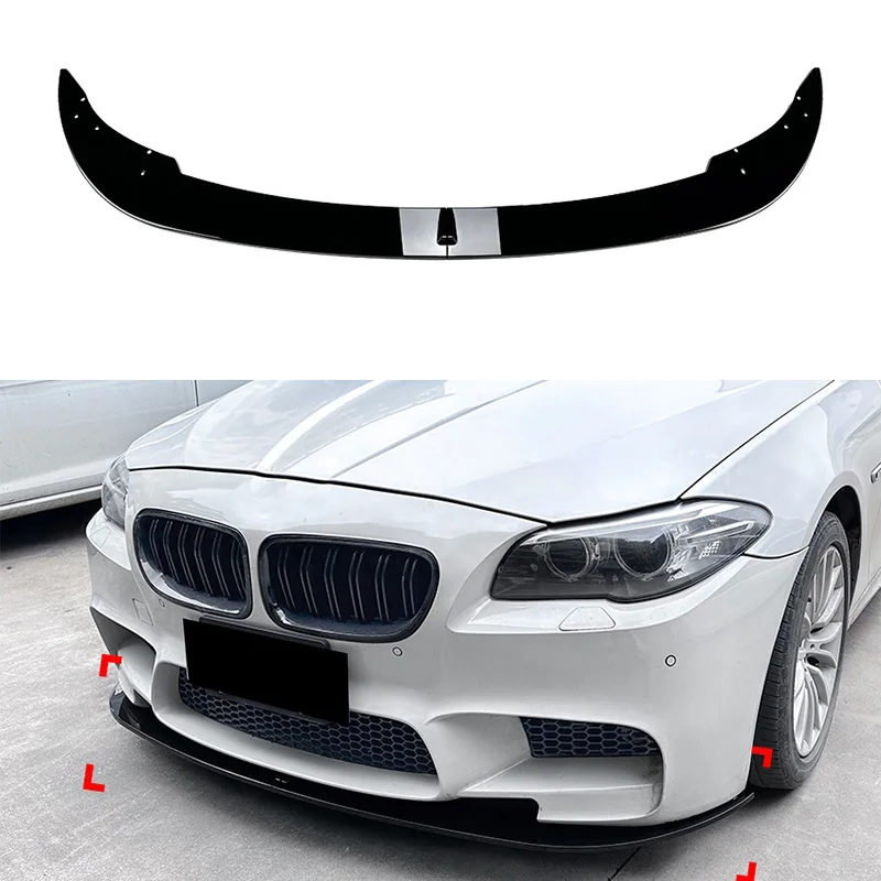 

Front Bumper Lip Spoiler Diffuser Splitters Body Kit Aprons Cover Guard Trim For BMW 5 Series F10 F11 M5 2011-2017
