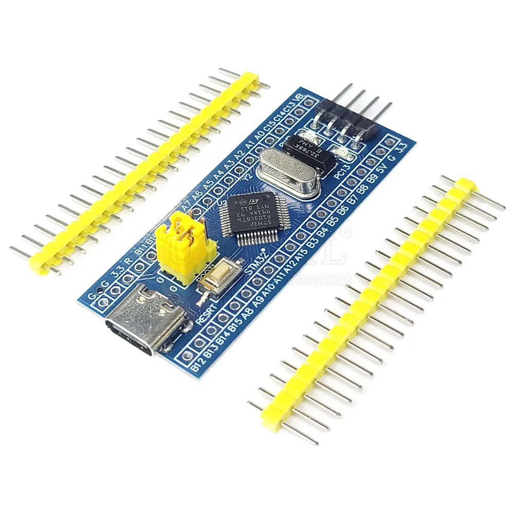 Макетная плата STM32F103C8T6 APM32F103CBT6, макетная плата с портом Type-C, 40-контактный микроконтроллер, модуль «сделай сам» для обучения