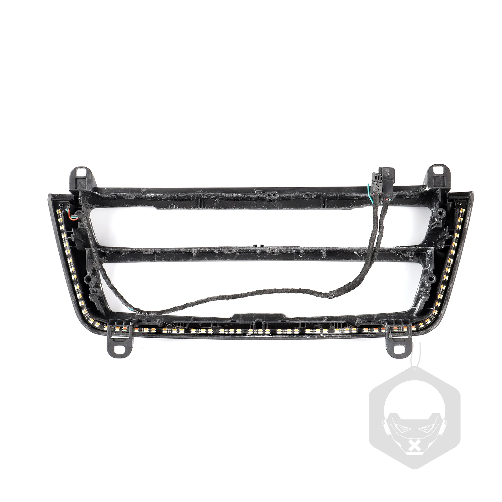 Central Control CD Panel Double-Color Atmosphere Lamp Carbon Fiber Decorative Frame For BMW 3/4 Series F30 F35 F32 F36 M3 F80