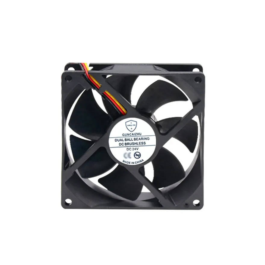 

Dual Two Ball Bearing 90MM 9cm 9025 9225 CPU Fan 90x90x25mm DC24V Computer Case Cooling Fan 3PIN FG RD