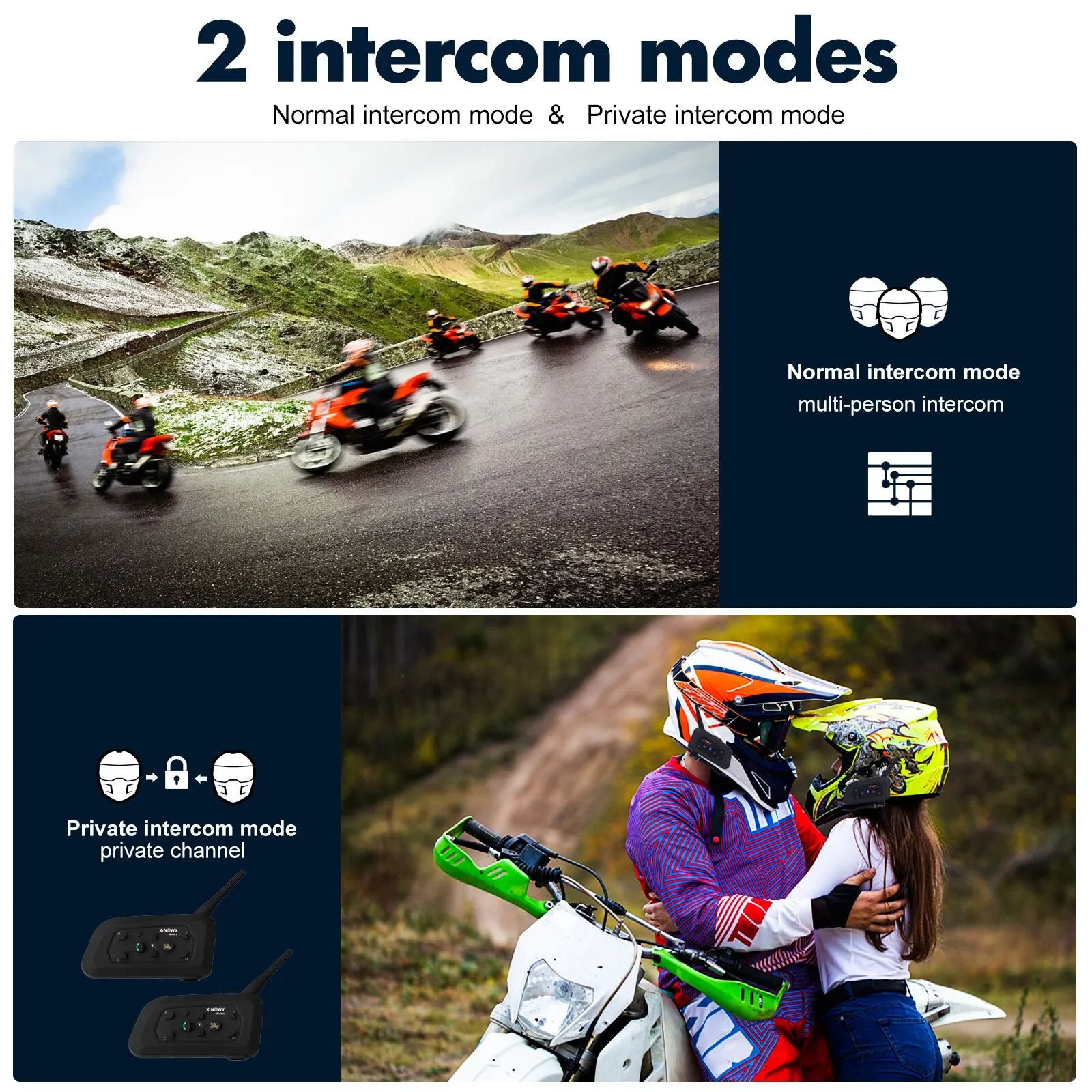 EJEAS V6 PRO Bluetooth Motorcycle Intercom Helmet Headset 6 Riders 1200m  Communicator Interphone Waterproof + Metal Splint - AliExpress