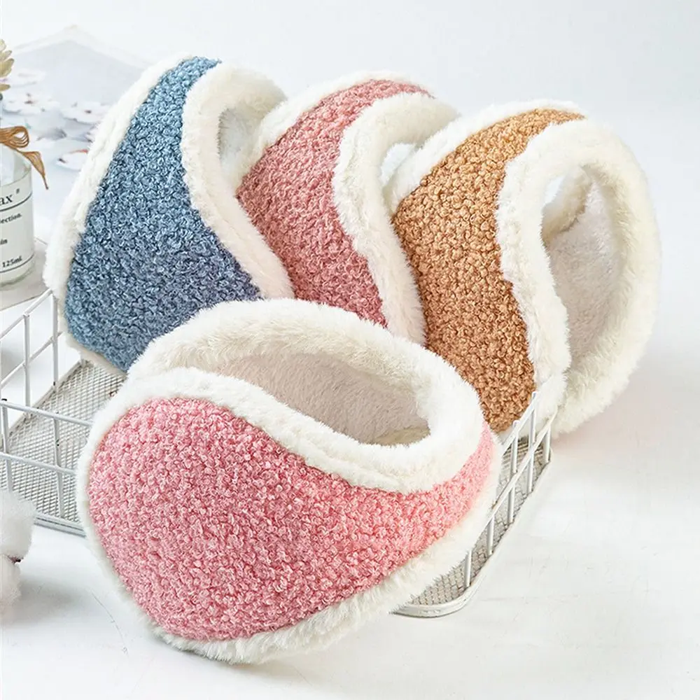 

Women Girls Windproof Warm Plush Earmuffs Ear Muff Skiing Earflap Ear Warmers