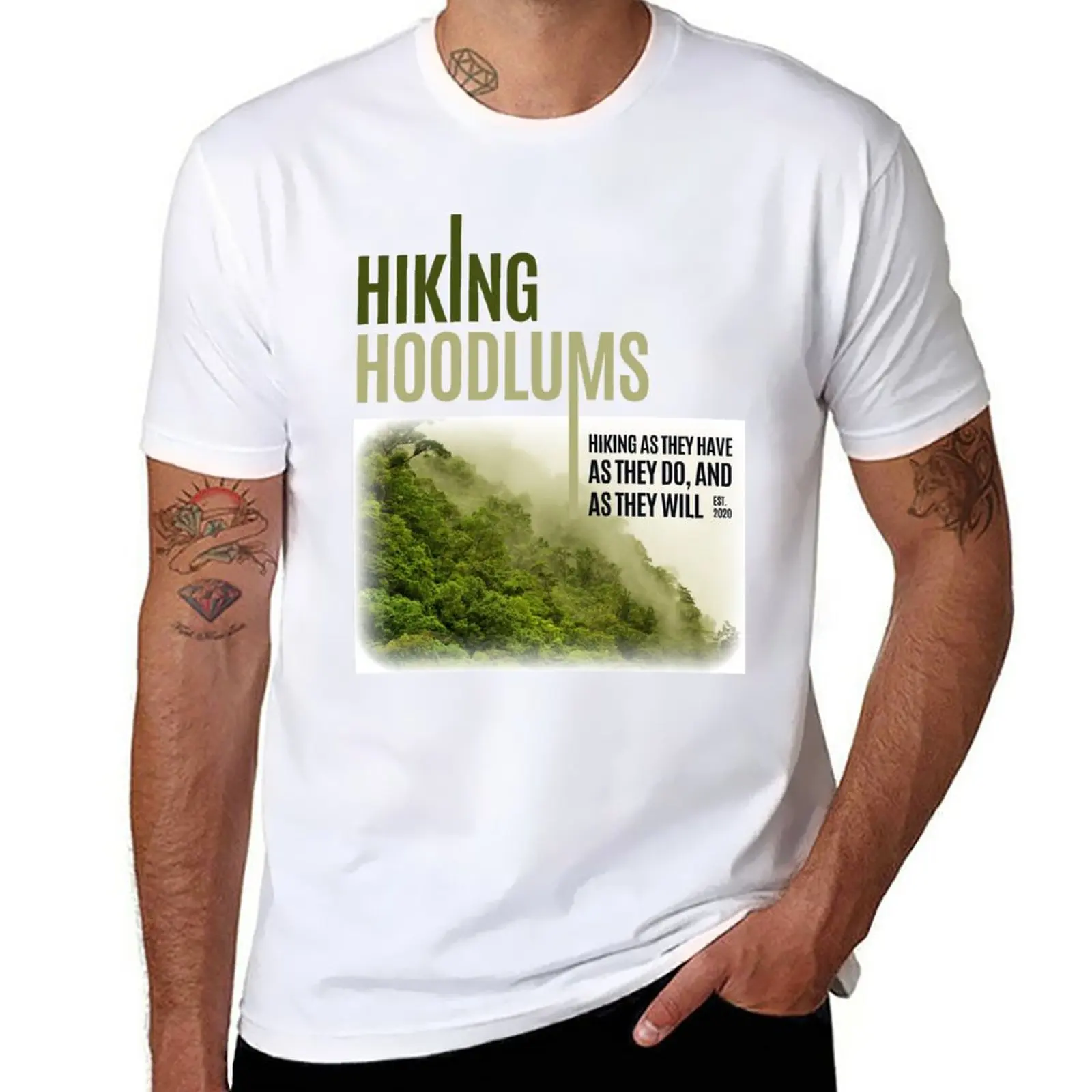 

New Hiking Hoodlums 2021 T-Shirt tops graphic t shirts Oversized t-shirt vintage clothes plain white t shirts men