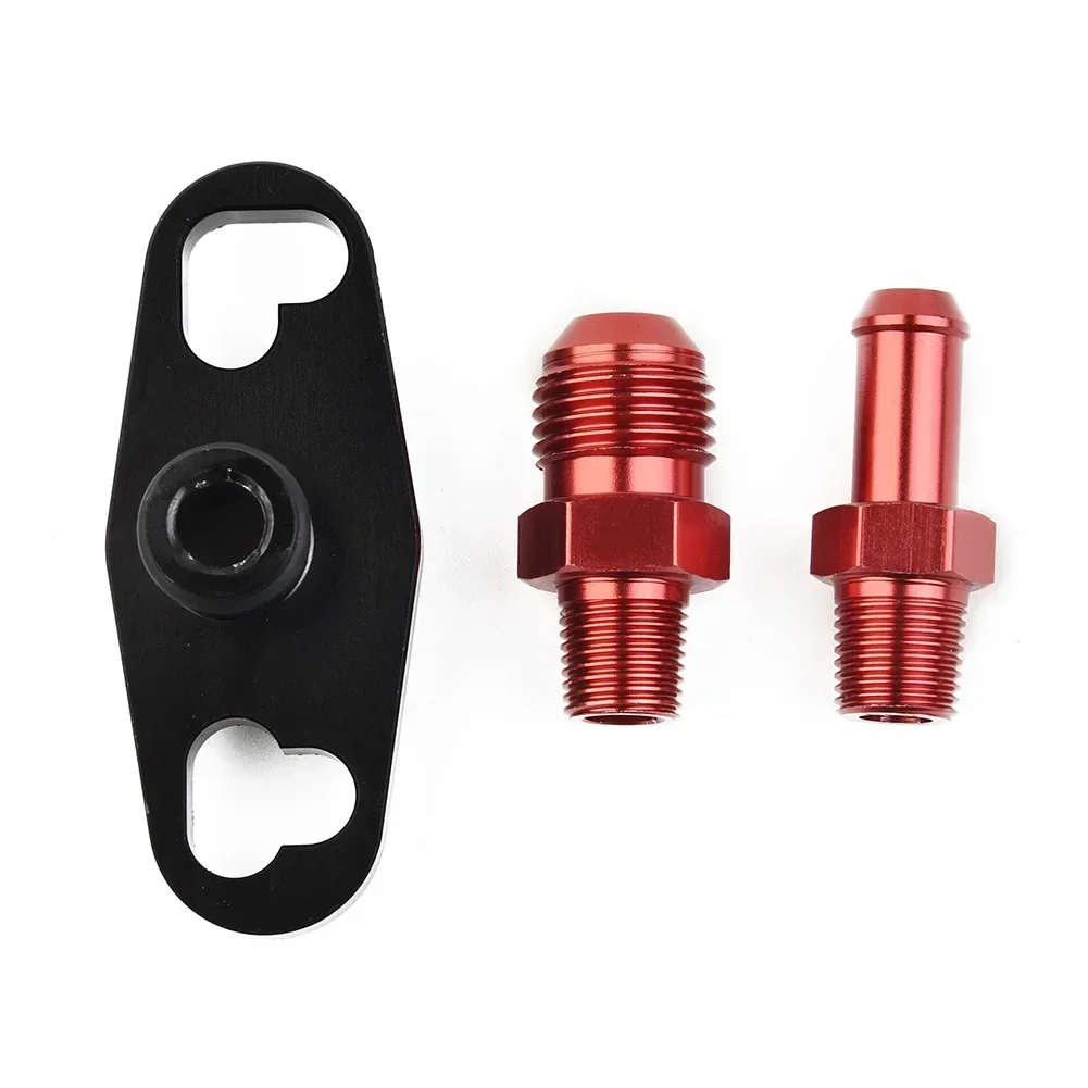 Car Fuel Line Rail Pressure Regulator Adapter Kit Set For Toyota For Nissan New Aluminum Accessories Vehicles