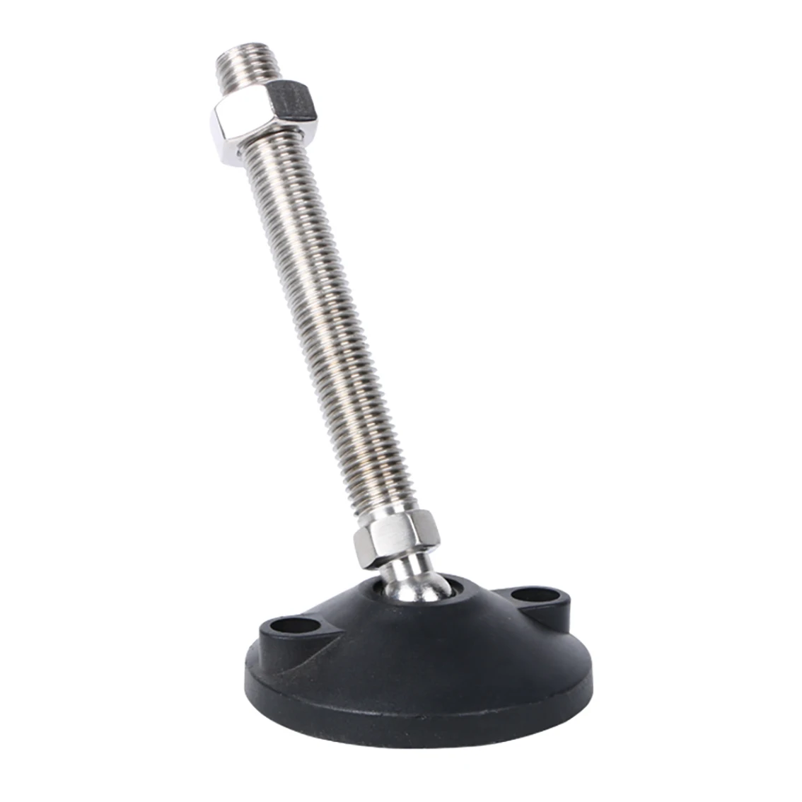 40/50mm 304 Stainless Steel Nylon Universal Foot Cup Adjustable Support Foot Shoe Anchor Screw Adjustment M8 M10 M12