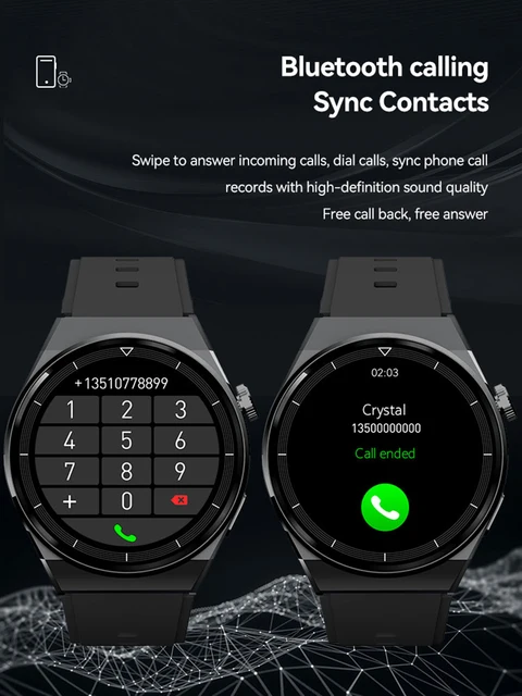 hommes smartwatch Bluetooth talk smartwatch 2023 NFC – Image 2