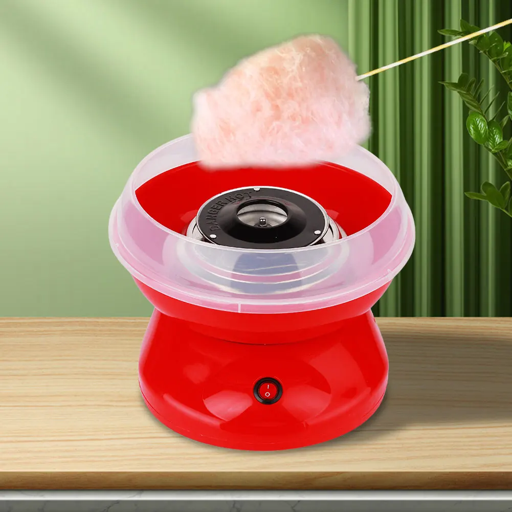 

450W Cotton Candy Machine with 10 Marshmallow Sticks Sugar Scoop Cotton Candy Food Processor Kitchen Home-appliance