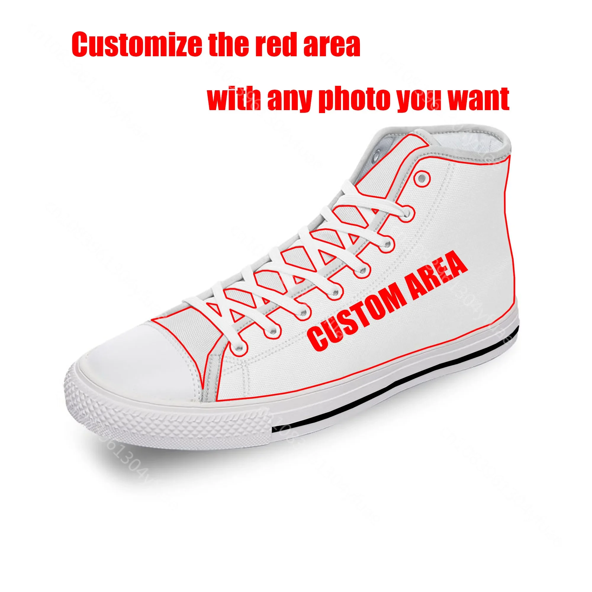 D-Devil High Top Sneakers Mens Womens Teenager T-Tazmanian High Quality Canvas Sneaker Comics Manga Couple Customized Shoes