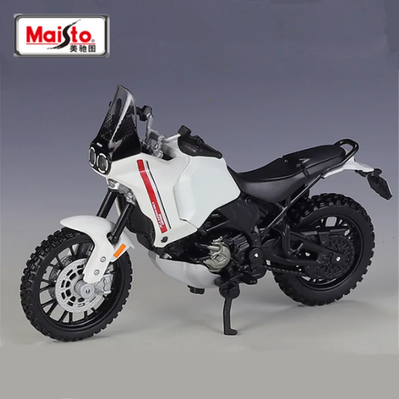 

Модель спортивного мотоцикла Maisto 1:18 Ducati Desert X из сплава, Литые металлические модели гоночного мотоцикла, имитация детских игрушек в подарок