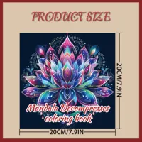 Mandalas Coloring Book for Adults: Stress Relief Adult Picture Book for Creative Color Practice 2